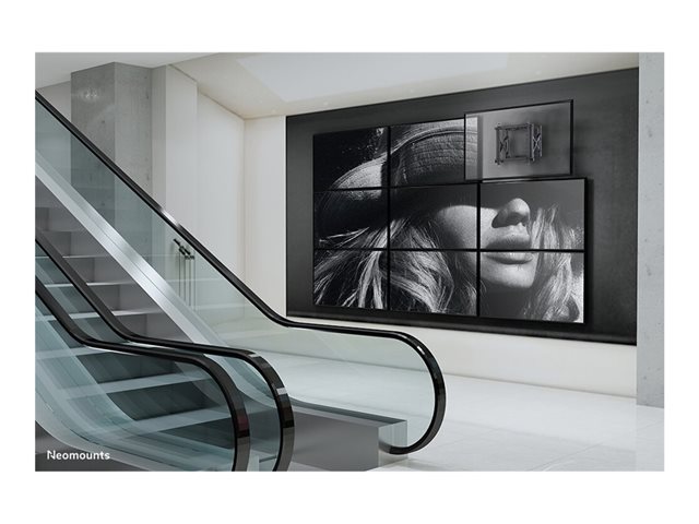 Neomounts WL95-800BL1 - Mounting kit (wall mount) - for flat panel - steel - black - screen size: 42\"-70\"
