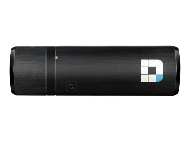 D-Link Wireless AC1200 DWA-182 - Network adapter - USB 2.0 - 802.11a, 802.11b/g/n, Wi-Fi 5