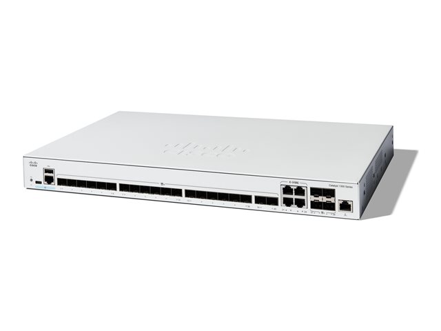 Cisco Catalyst 1300-24XS - Switch - L3 - smart - 24 x 10GBase-X + 4 x combo 10 Gigabit SFP+/RJ-45 - rack-mountable - remanufactured - for P/N: CON-SNC-C13004XS, CON-SNT-C13004XS, CON-SSSNT-C13004XS