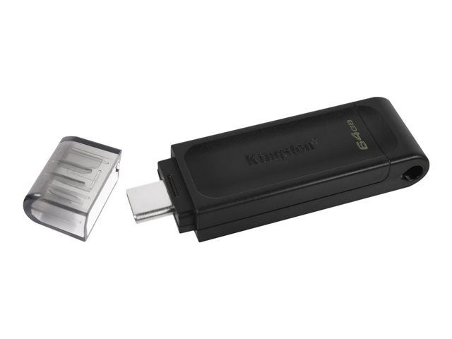 Kingston DataTraveler 70 - USB flash drive - 64 GB - USB-C 3.2 Gen 1