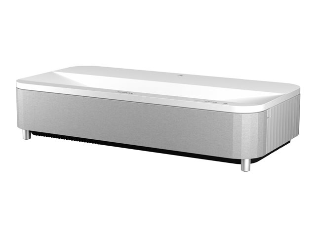 Epson EH-LS800W - 3LCD projector - 4000 lumens (white) - 4000 lumens (colour) - 3840 x 2160 (3 x 1920 x 1080) - 16:9 - 4K - ultra short-throw fixed lens - 802.11ac wireless - black / white - Android TV