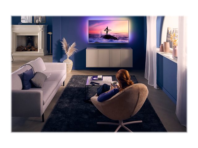 Philips TAB8205 - Sound bar - for home theatre - 2.1-channel - wireless - Wi-Fi, Bluetooth - 120 Watt