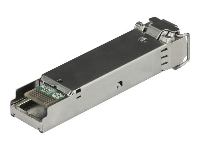 StarTech.com MSA Uncoded SFP Module, 1000BASE-BX, 1 Gigabit Ethernet Bi-Directional (BiDi) Fiber Single Strand SFP Transceiver (SMF), LC 10km , Mini GBIC Transceiver SFP Module, Downstream - Lifetime Warranty (SFP1000BXDST) - SFP (mini-GBIC) transceiver module - 1GbE - 1000Base-BX - LC single-mode - up to 10 km - 1310 (RX) / 1490 (TX) nm