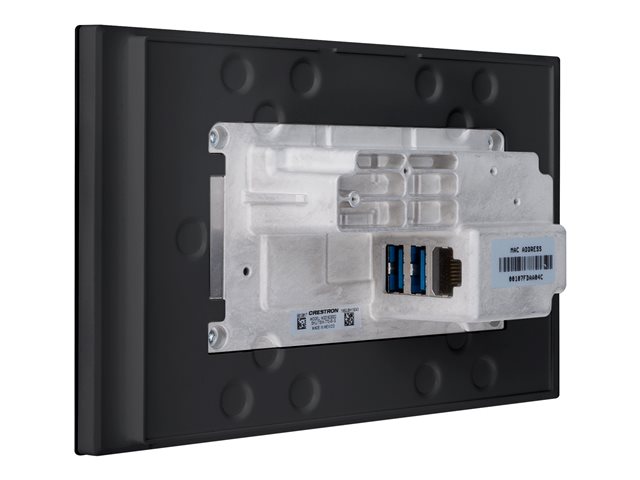 Crestron 7 in. Room Scheduling Touch Screen, Black Smooth, includes one TSW-770-LB-B-S light bar