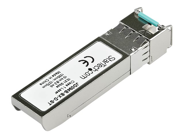 StarTech.com HPE JD094B-BX-D Compatible SFP+ Module, 10GBASE-BX, 10 Gigabit Ethernet Bi-Directional (BiDi) Fiber Single Strand SFP+, LC 10km, HPE 5900, 12500, 5500 Mini GBIC Transceiver - Lifetime Warranty (JD094B-BX-D-ST) - SFP+ transceiver module (