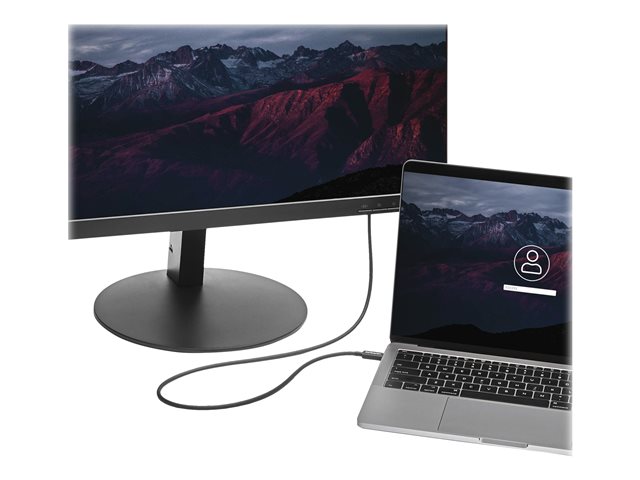StarTech.com 2m (6.6ft) Thunderbolt 3 Cable, 20Gbps, 100W PD, 4K Video, Thunderbolt-Certified, Compatible w/ TB4/USB 3.2/DisplayPort - Thunderbolt cable - 24 pin USB-C (M) to 24 pin USB-C (M) - Thunderbolt 3 / USB / DisplayPort - 2 m - black - for P/