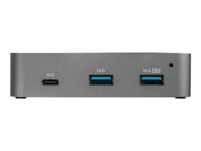 StarTech.com 3 Port USB C 3.1 Gen 2 Hub with Ethernet Adapter, 10Gbps USB Type C to 2x USB-A & 1x USB-C Ports, USB Hub w/ BC 1.2 Phone Fast Charging, Superspeed 10Gbps USB C Hub with GbE - Windows/macOS/Linux - Hub - 1 x USB-C + 2 x USB 3.1 + 1 x 10/100/1000 - desktop - AC 110/240 V - for P/N: PEXUSB321C