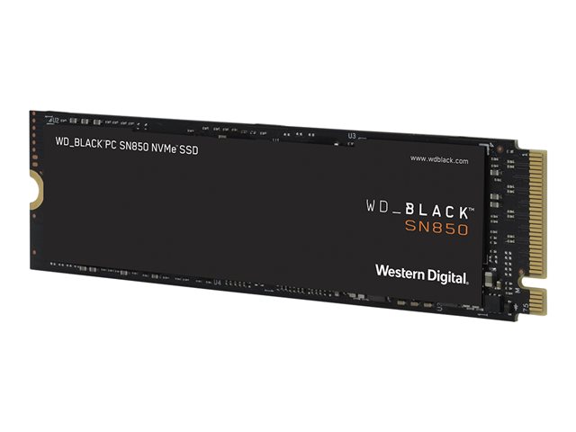 WD Black SN850 NVMe SSD WDS200T1X0E - SSD - 2 TB - internal - M.2 2280 - PCIe 4.0 x4 (NVMe)