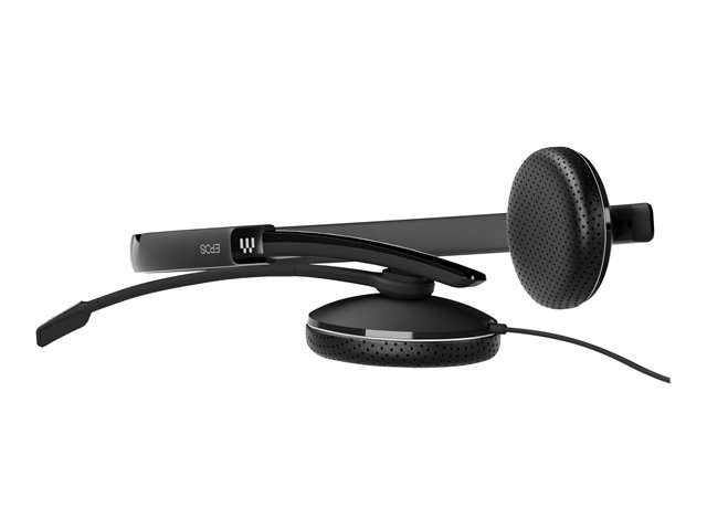 EPOS ADAPT 165T USB-C II - ADAPT 100 Series - headset - on-ear - wired - 3.5 mm jack, USB-C - black - Certified for Microsoft Teams, Optimised for UC