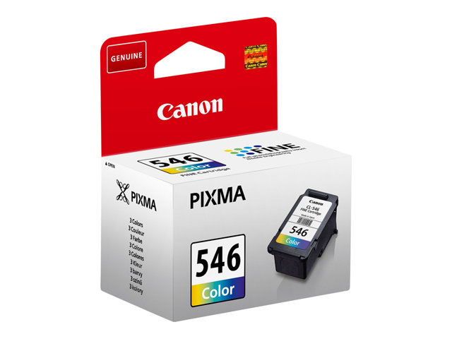 Canon CL-546 - 8 ml - colour (cyan, magenta, yellow) - original - ink cartridge - for PIXMA TR4551, TR4650, TR4651, TS3350, TS3351, TS3352, TS3355, TS3450, TS3451, TS3452