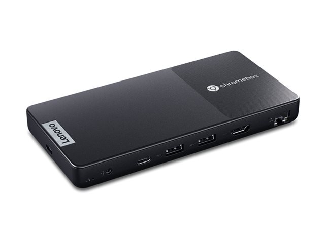Lenovo Chromebox Micro 83F9 - Micro Celeron N4500 / up to 2.8 GHz - RAM 8 GB - flash - eMMC 32 GB - eMMC 5.1 - UHD Graphics - Gigabit Ethernet, IEEE 802.11ax (Wi-Fi 6) - Chrome OS - monitor: none - black - Lenovo TopSeller