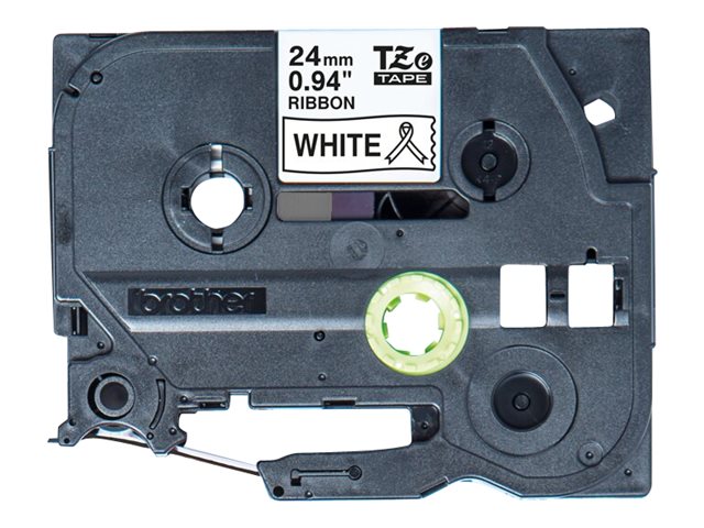 Brother TZe-R251 - Satin - black on white - Roll (2.4 cm x 4 m) 1 cassette(s) ribbon tape - for Brother PT-D600, P-Touch PT-E800, P-Touch Cube Plus PT-P710, P-Touch Cube Pro PT-P910