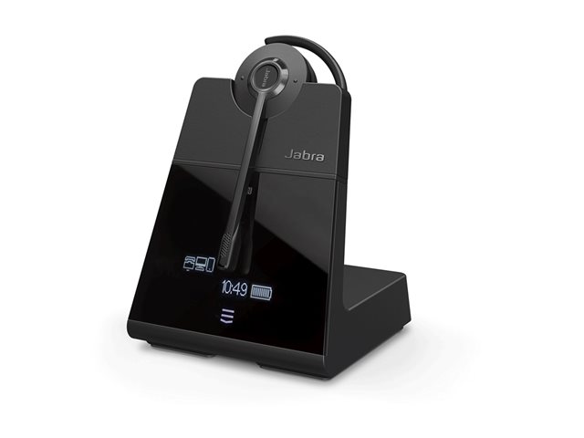 Jabra Engage 65 SE Convertible - Headset - on-ear - convertible - DECT - wireless - Zoom Certified, Google Meet Certified, Amazon Chime Certified, Works With Chromebook Certified, UC certified