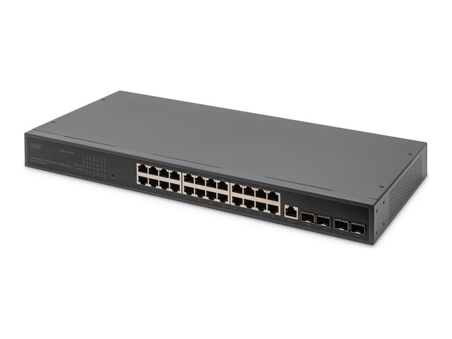 24 Port GE 4 SFP+ UPLINK L2+ Switch 24P