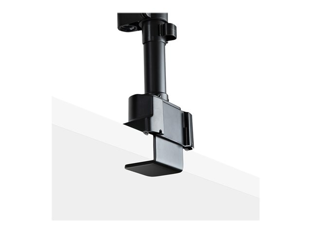 StarTech.com Desk Mount Dual Monitor Arm, Full Motion Monitor Mount for 2x VESA Displays up to 32\" (up to 17lb/8kg), Ergonomic Vertical Stackable Arms, Articulating, Height Adjustable - Pole Mount, C-Clamp/Grommet (ARMDUALPIVOT) - Mounting kit (2 mon