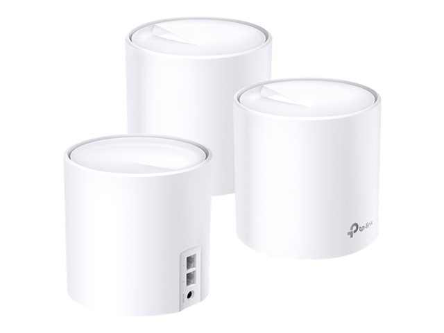 TP-Link Deco X20 - Wi-Fi system - (3 routers) 1GbE - Wi-Fi 6 - Dual Band
