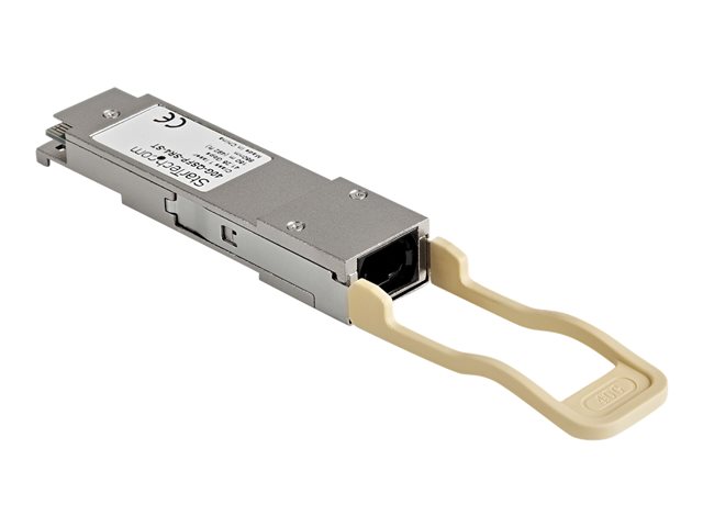 StarTech.com Brocade 40G-QSFP-SR4 Compatible QSFP+ Module, 40GBASE-SR4, 40GbE Multimode Fiber MMF Optic Transceiver, 40GE Gigabit Ethernet QSFP+, MPO Connector, 150m, 850nm, DDM, Mini GBIC - Lifetime Warranty (40G-QSFP-SR4-ST) - QSFP+ transceiver module (equivalent to: Brocade 40G-QSFP-SR4) - 40 Gigabit LAN - 40GBASE-SR4 - MPO multi-mode - up to 150 m - 850 nm