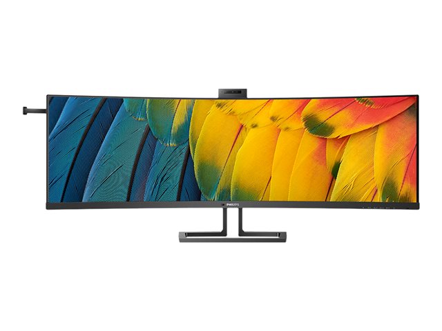 Philips 45B1U6900CH - 6000 Series - LED monitor - curved - 45\" (44.5\" viewable) - 5120 x 1440 Dual Quad HD @ 75 Hz - VA - 450 cd/m² - 3000:1 - DisplayHDR 400 - 4 ms - 2xHDMI, DisplayPort, 2xUSB-C - speakers - black