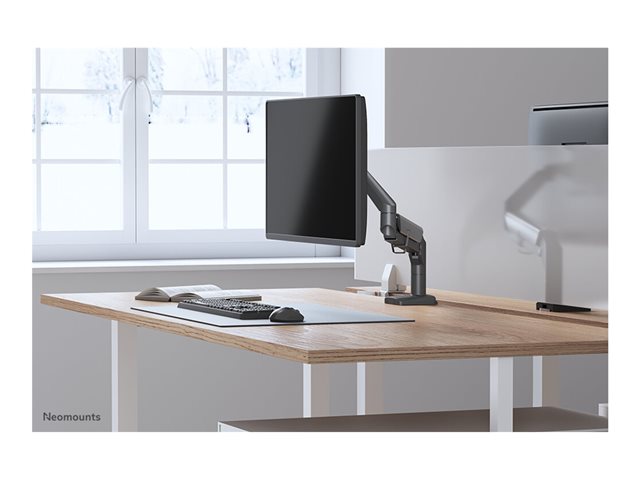 Neomounts DS70-810BL1 - Mounting kit (desk mount) - full-motion adjustable arm - for LCD display - black - screen size: 17\"-32\" - clamp mountable, grommet
