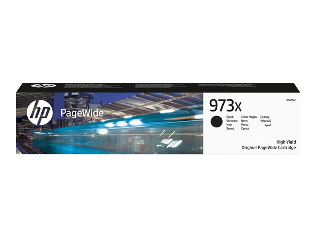 HP 973X - High Yield - black - original - PageWide - ink cartridge - for PageWide Managed MFP P57750, P55250, PageWide Pro 452, 477