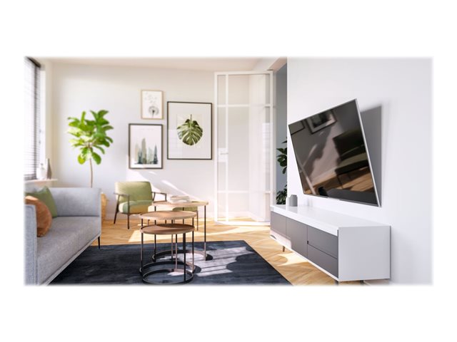 Vogel's Comfort TVM 3415 - Mounting kit (bracket, interface display strips, cover) - for flat panel - aluminium - black - screen size: 32\"-65\" - wall-mountable