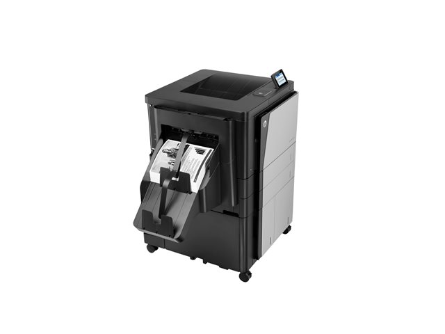 HP LaserJet Enterprise Flow MFP M830z - Multifunction printer - B/W - laser - A3/Ledger (297 x 432 mm) (original) - A3 (media) - up to 56 ppm (copying) - up to 56 ppm (printing) - 1100 sheets - 33.6 Kbps - USB 2.0, Gigabit LAN, USB host