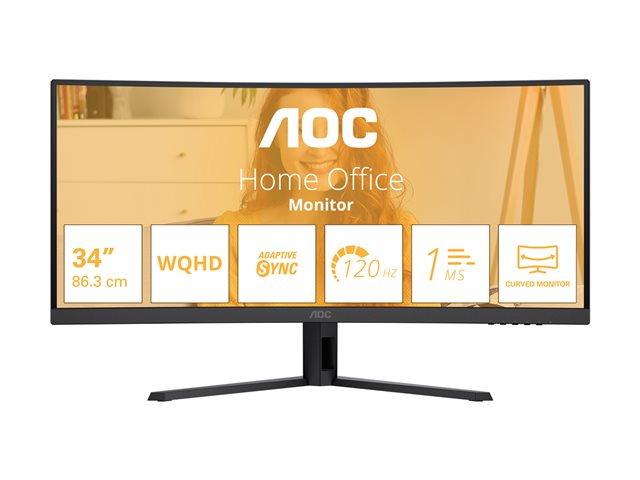 34' 21:9 VA 120Hz 3440x1440    HDMI x 1x 2.0 DP x 1x 1.4