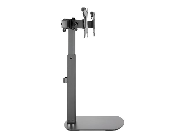 Neomounts FPMA-D865D - Stand - full-motion - for 2 LCD displays - black - screen size: 10\"-27\" - desktop stand, desk-mountable