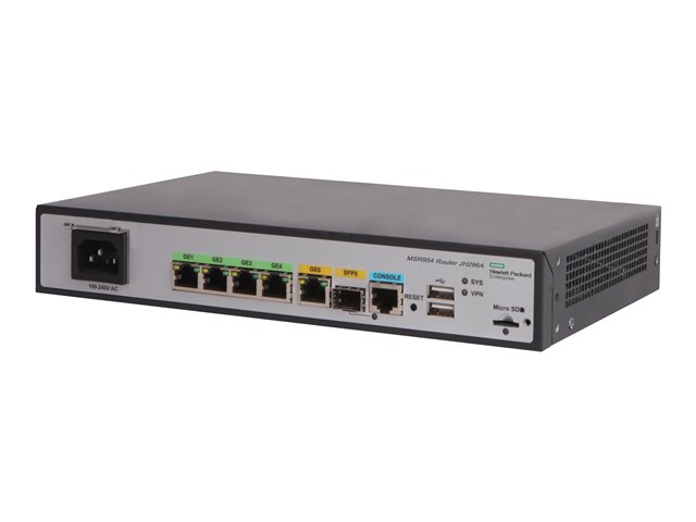 HPE MSR954 - Router 4-port switch - 1GbE - - rack-mountable