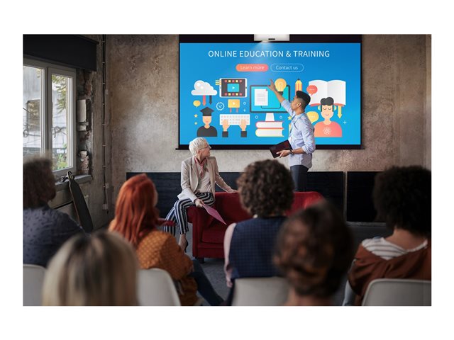 Optoma ZH430UST - DLP projector - laser - 3D - 4000 lumens - Full HD (1920 x 1080) - 16:9 - 1080p - ultra short-throw lens - white