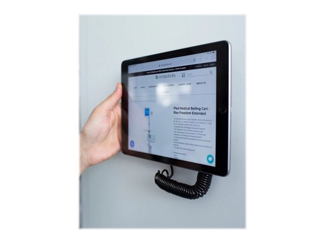Compulocks VESA Wall Mount Bracket with Security Slot - Mounting component (wall mount bracket) - black