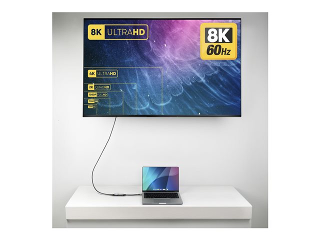 StarTech.com - Adapter cable - 24 pin USB-C male to HDMI male - 8K60Hz support, 4K144Hz support