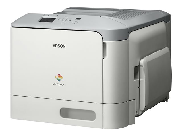 Epson AL-C300DN - Printer - colour - Duplex - laser - A4/Legal - 1200 x 1200 dpi - up to 31 ppm (mono) / up to 31 ppm (colour) - capacity: 350 sheets - USB 2.0, Gigabit LAN, USB host