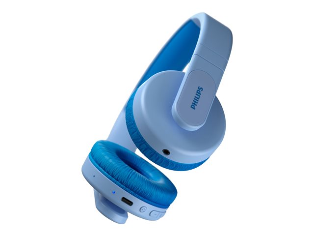 Philips Kids TAK4206BL - Headphones - on-ear - Bluetooth - wireless, wired - 3.5 mm jack - blue