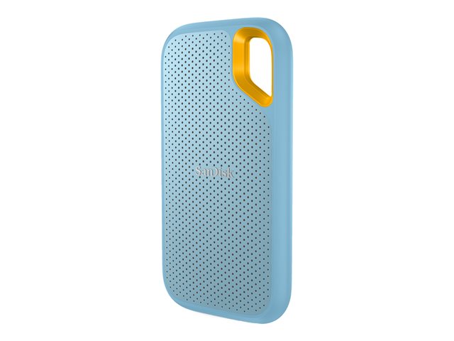 SanDisk Extreme Portable V2 - SSD - encrypted - 2 TB - external (portable) - USB 3.2 Gen 2 (USB-C connector) - 256-bit AES - sky blue