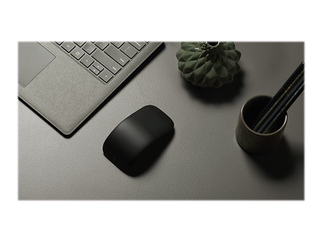 Microsoft Surface Arc Mouse - Mouse - optical - 2 buttons - wireless - Bluetooth 4.1 - black - commercial