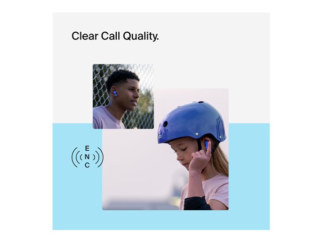 Belkin SoundForm Nano 2 for Kids - True wireless earphones with mic - in-ear - Bluetooth - blue
