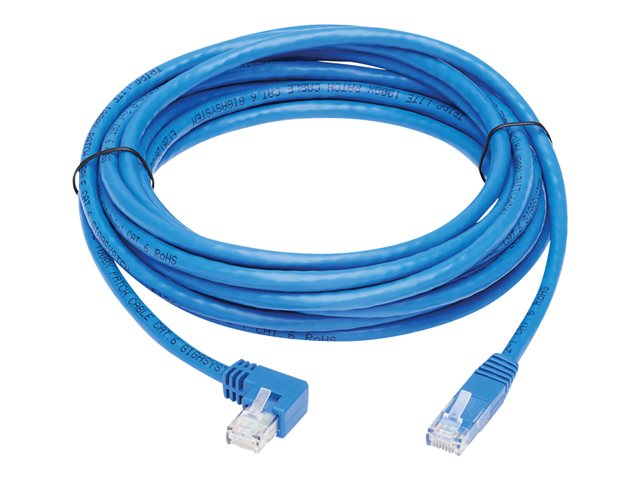 Left-Angle Cat6 Gigabit Molded UTP Ether