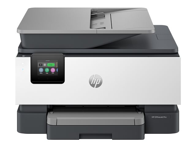 HP Officejet Pro 9120e All-in-One - Multifunction printer - colour - ink-jet - Legal (216 x 356 mm) (original) - A4/Legal (media) - up to 21 ppm (copying) - up to 22 ppm (printing) - 250 sheets - 33.6 Kbps - USB 2.0, USB 2.0 host, Wi-Fi(ac), Bluetooth, LAN - cement