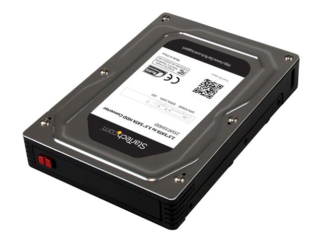 StarTech.com 2.5\" to 3.5\" SATA HDD/SSD Adapter Enclosure - External Hard Drive Converter with HDD/SSD Height up to 12.5mm (25SAT35HDD) - Storage enclosure - 2.5\" - SATA 6Gb/s - SATA 6Gb/s - for P/N: S352BU33HR