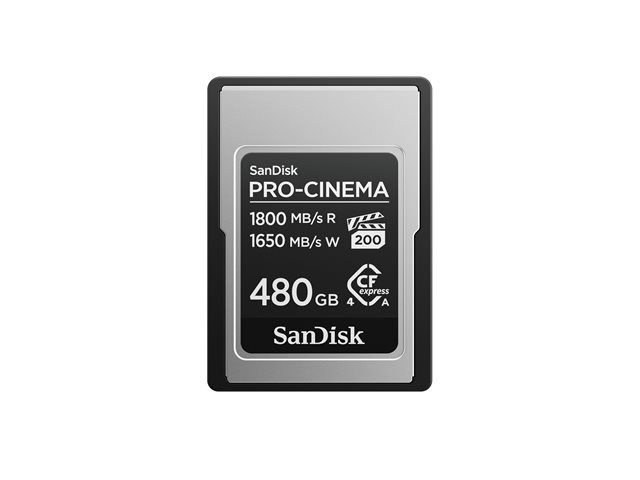 PRO-CINEMA CFexpress Type A Card 480GB