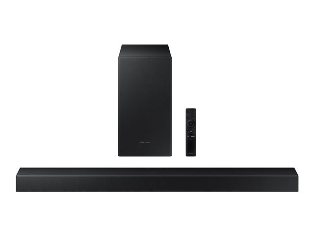 Samsung HW-T420 - Sound bar system - for TV - 2.1-channel - wireless - Bluetooth - App-controlled - 150 Watt (Total) - black