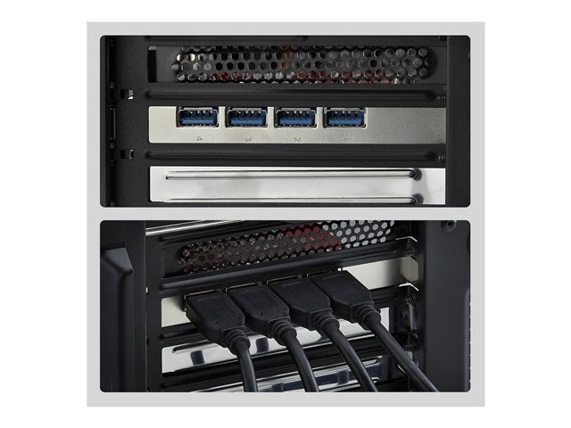 4-Port USB-A PCIe Card USB 3.2 10Gbps