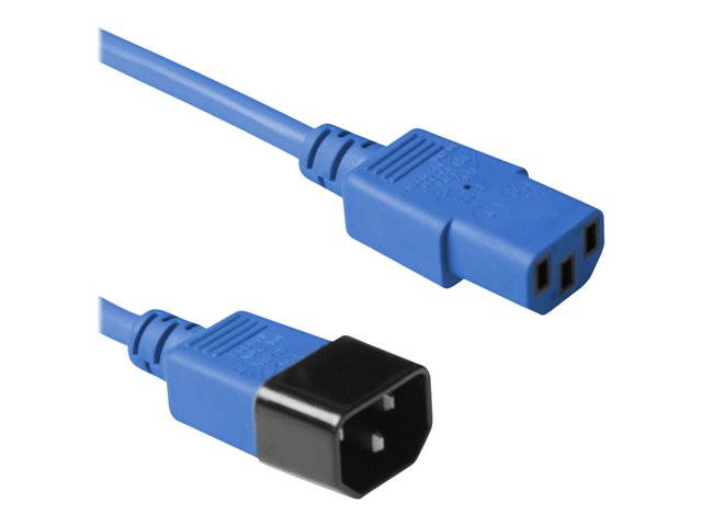 ACT Netsnoer C13 - C14 blauw 3 m