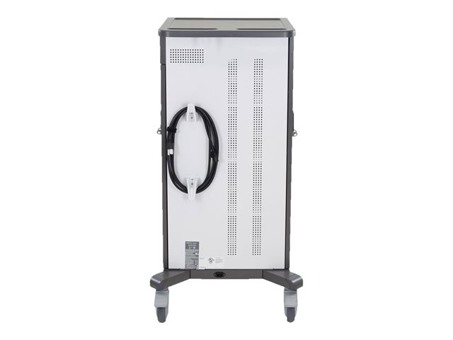 Ergotron YES35 - Cart (charge only) - for 35 mobile devices - lockable - grey, white - screen size: up to 10\"