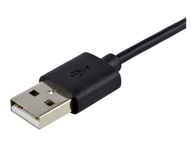 StarTech.com USB to USB C Cable - 1m / 3 ft - Right Angle USB Cable - USB A to USB C Cable - USB 2.0 Cable - USB Type C Cable (USB2AC1MR) - USB cable - USB (M) straight to 24 pin USB-C (M) right-angled - USB 2.0 - 1 m - black