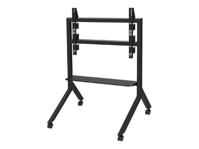 B-TECH Momentum BT8545 - Cart - for flat panel - steel - black - screen size: 55\"-86\" - mounting interface: up to 900 x 600 mm