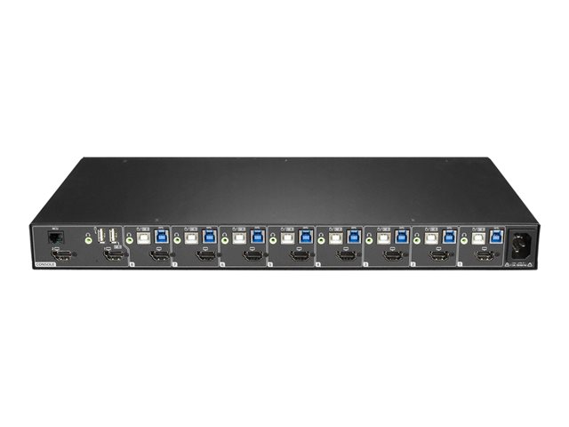2-port desktop KVM DVI-I dual-link audio