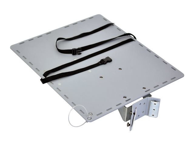 Ergotron Large Utility Shelf - Shelf - for projector / printer - grey - for Neo-Flex ESD WorkSpace, TeachWell LCD Mobile Digital Platform, Mobile Digital Platform