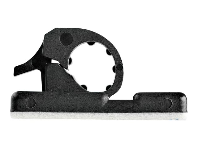 StarTech.com 100 Adhesive Cable Management Clips Black, Network/Ethernet/Office Desk/Computer Cord Organizer, Sticky Cable/Wire Holders, Nylon Self Adhesive Clamp UL/94V-2 Fire Rated - Nylon 66 Plastic - TAA (CBMCC1) - Cable clips - black - TAA Compl